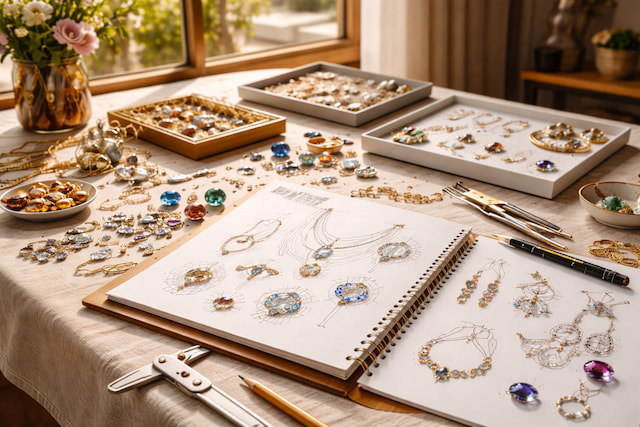 איך ליצור קולקציית תכשיטים